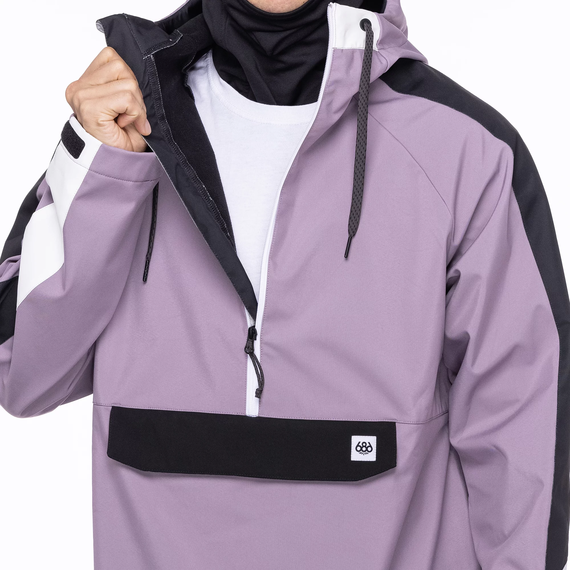 686 Waterproof Anorak Softshell Jacket - dusty orchid colorblock