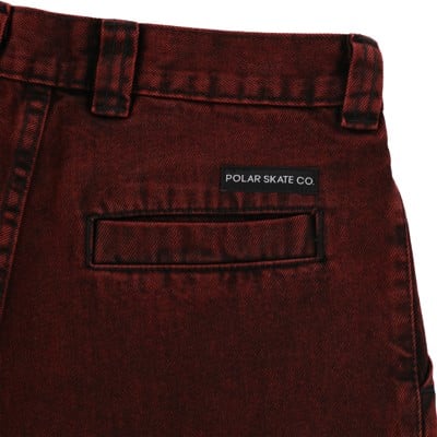 Polar Skate Co. Grund Chino Pants - red black | Tactics