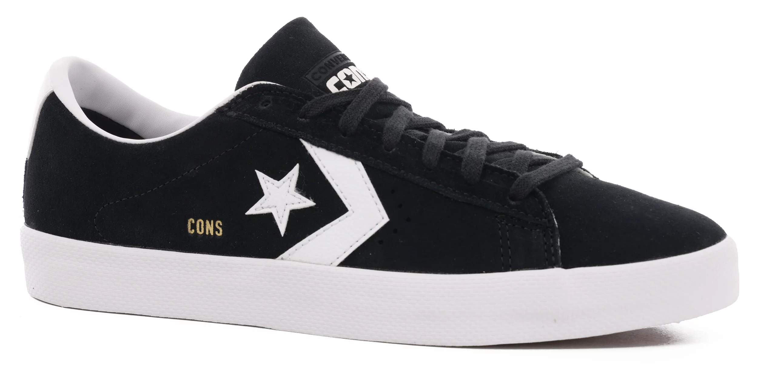 Converse Pro Leather Vulcanized Pro Skate Shoes - black/white