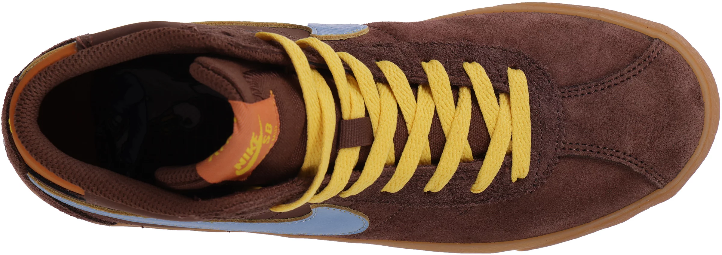 Nike SB Bruin High PRM Skate Shoes - (why so sad) light chocolate