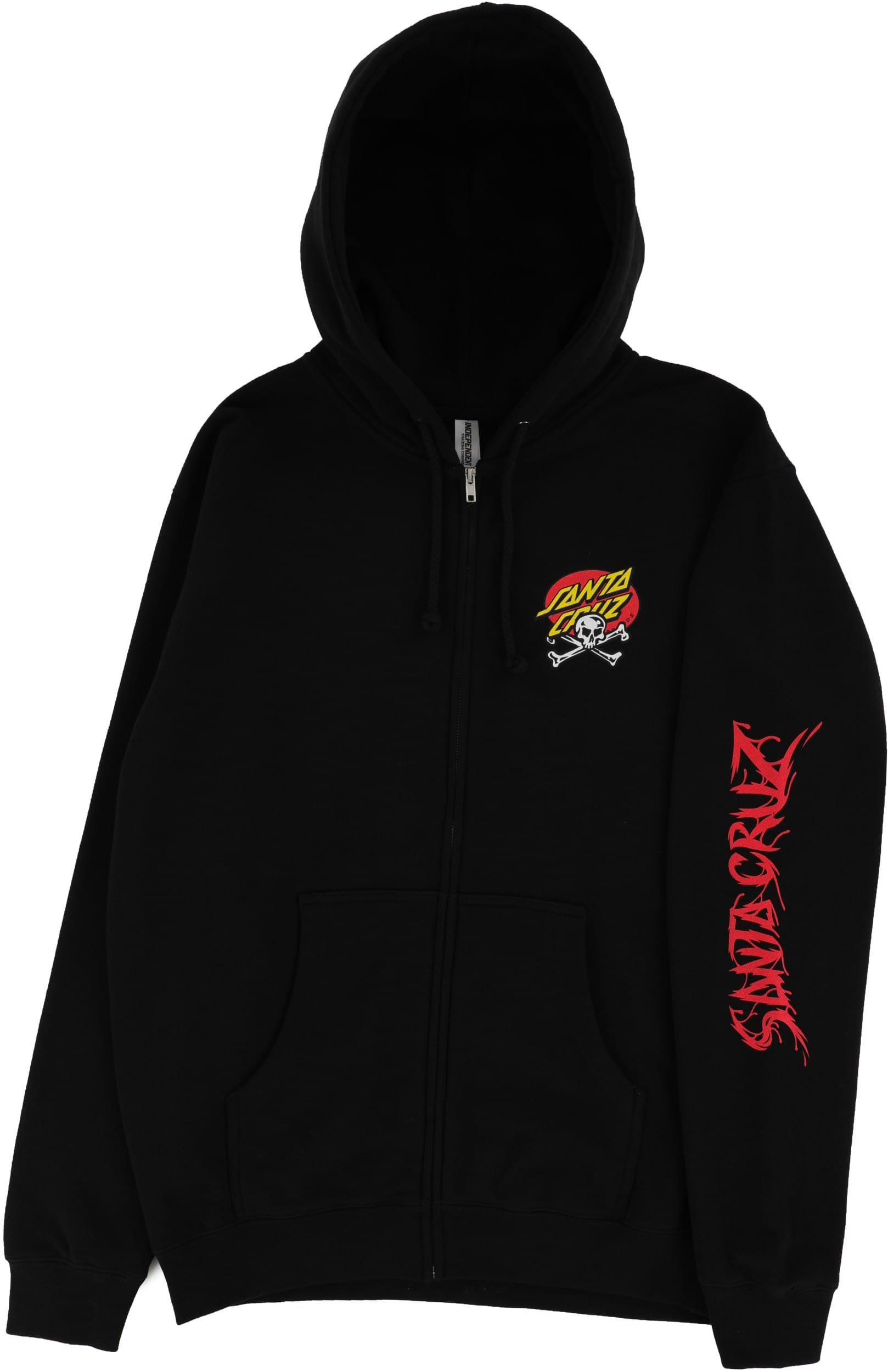 Santa Cruz Meek OG Slasher Hand Zip Hoodie - black | Tactics