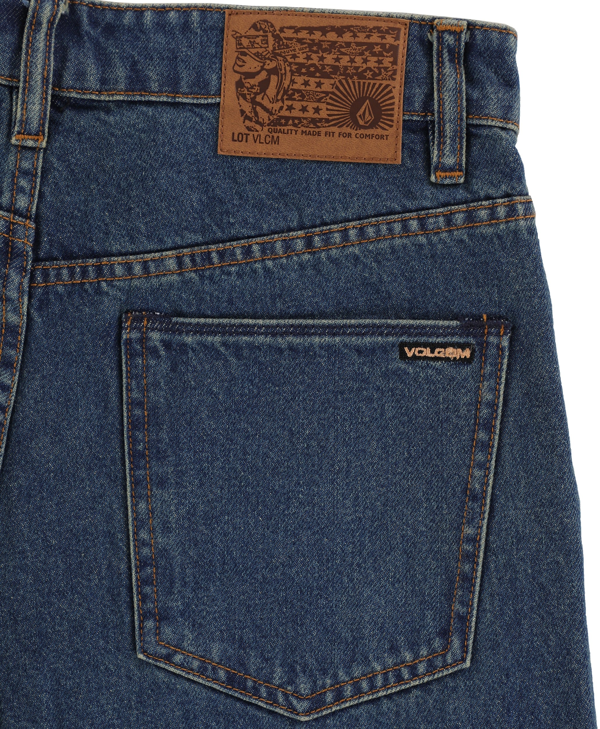 Volcom Billow Tapered Jeans - indigo ridge wash - Free Shipping | Tactics