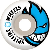 Spitfire Bighead Skateboard Wheels - white/cyan blue 57 (99d)