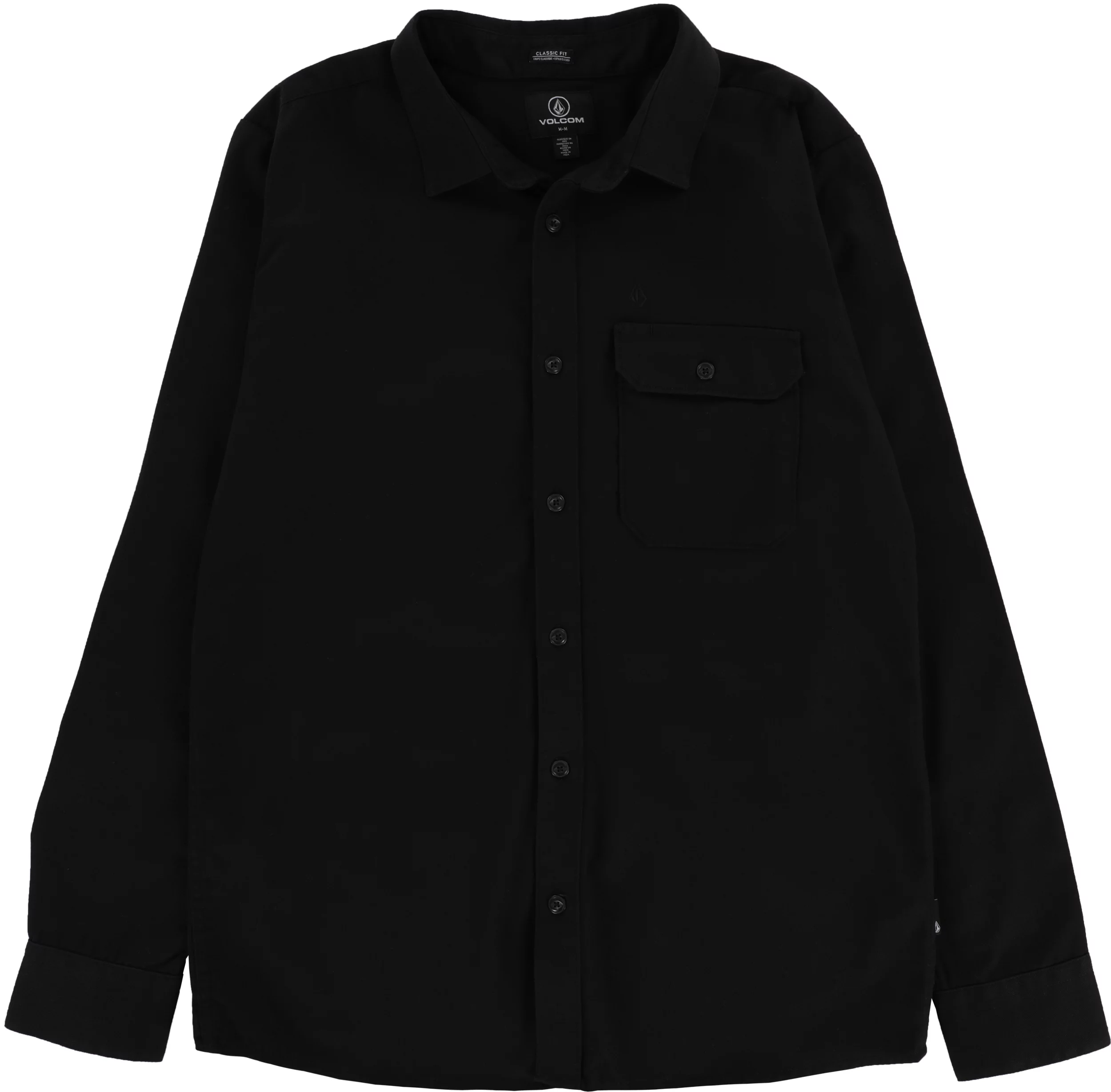 Volcom Frickin Workshirt L/S Shirt - black | Tactics
