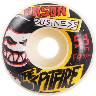 Spitfire Arson Business Formula Four Classic Skateboard Wheels - natural (99d) - view large