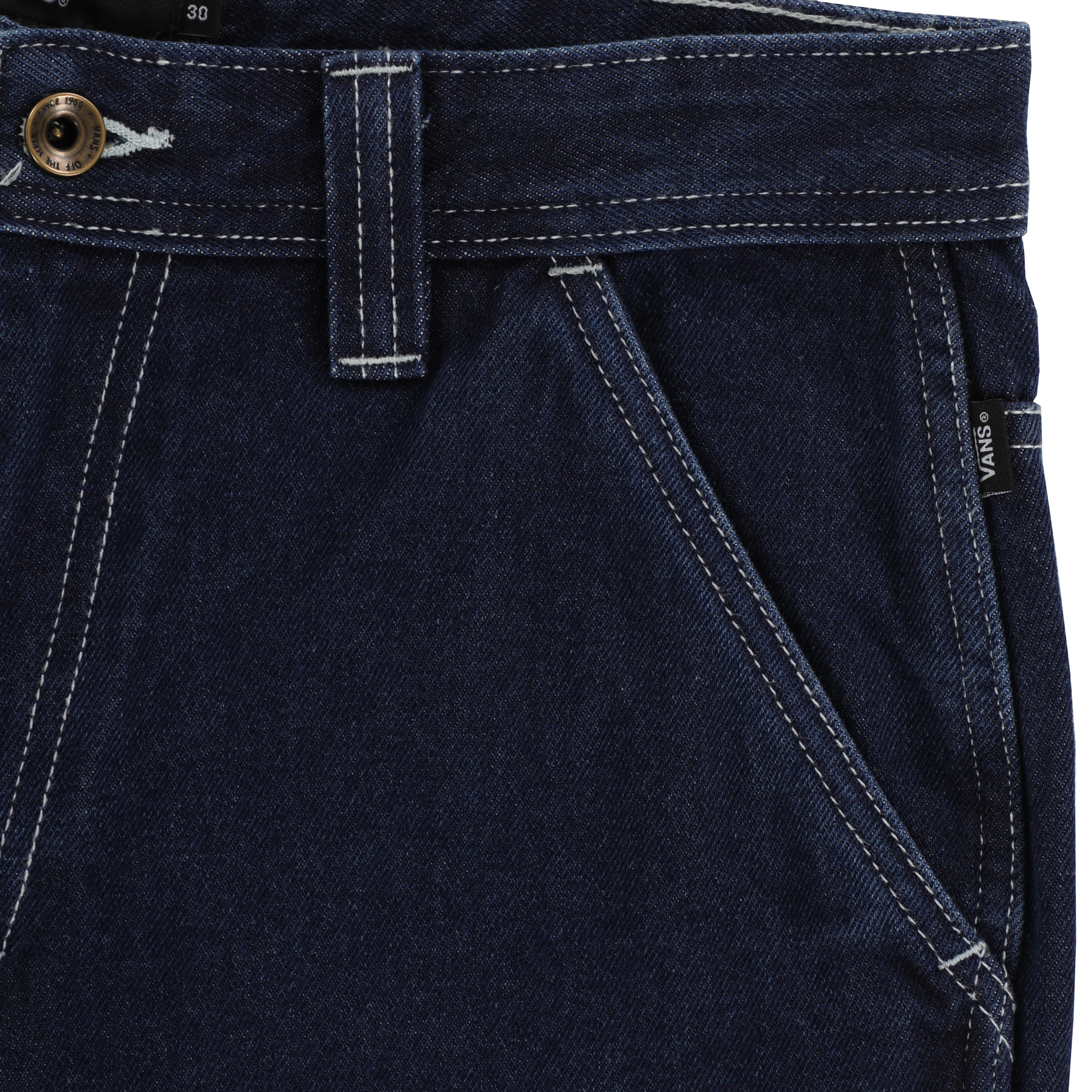 Vans Drill Chore Loose Tapered Jeans - midnight rinse | Tactics