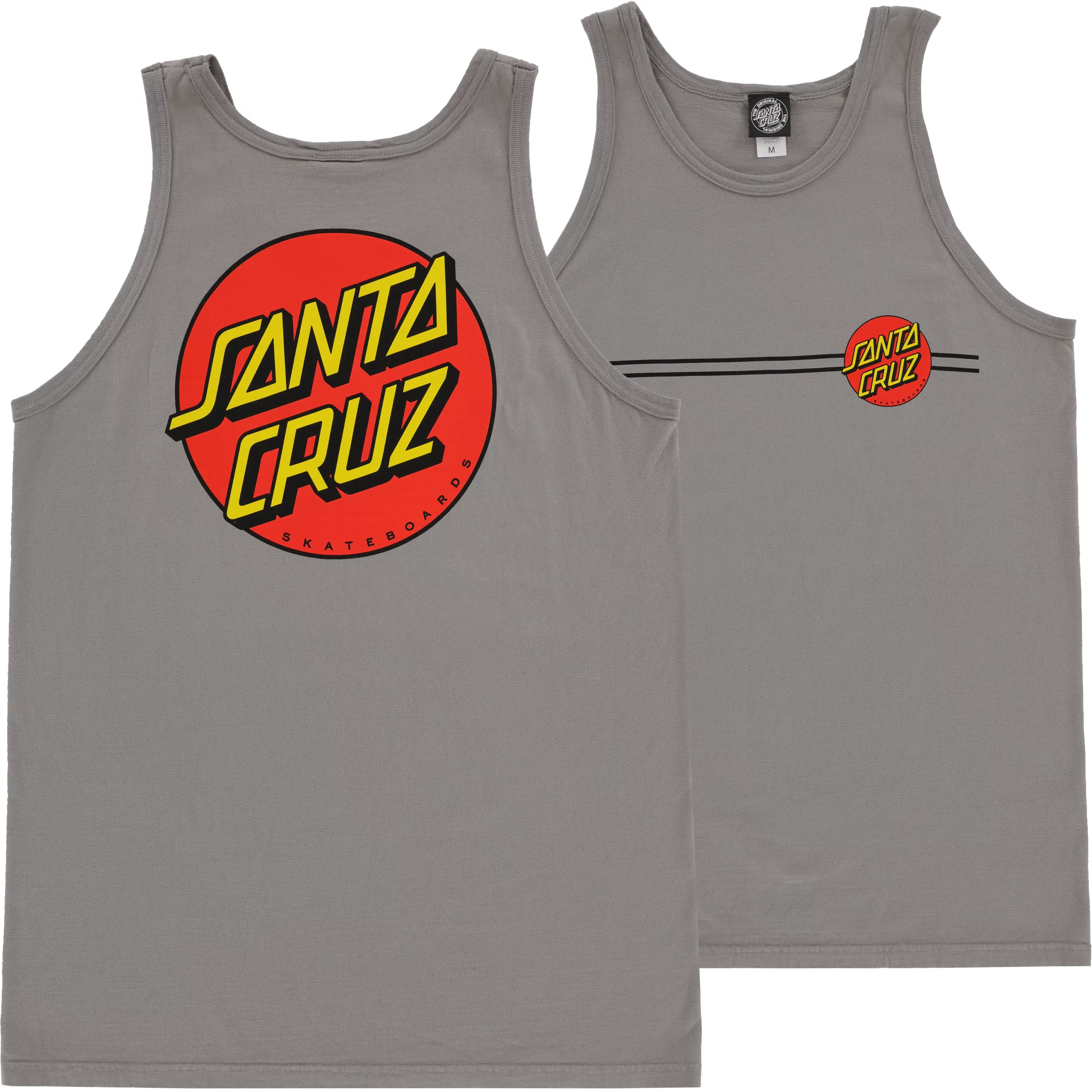 Santa Cruz Classic Dot Tank - concrete grey | Tactics