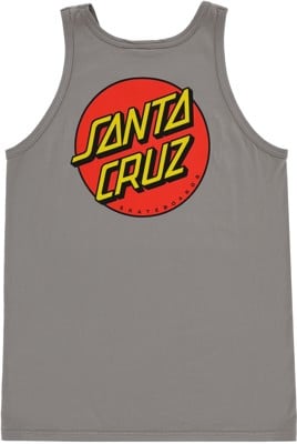 Santa Cruz Classic Dot Tank concrete grey Tactics