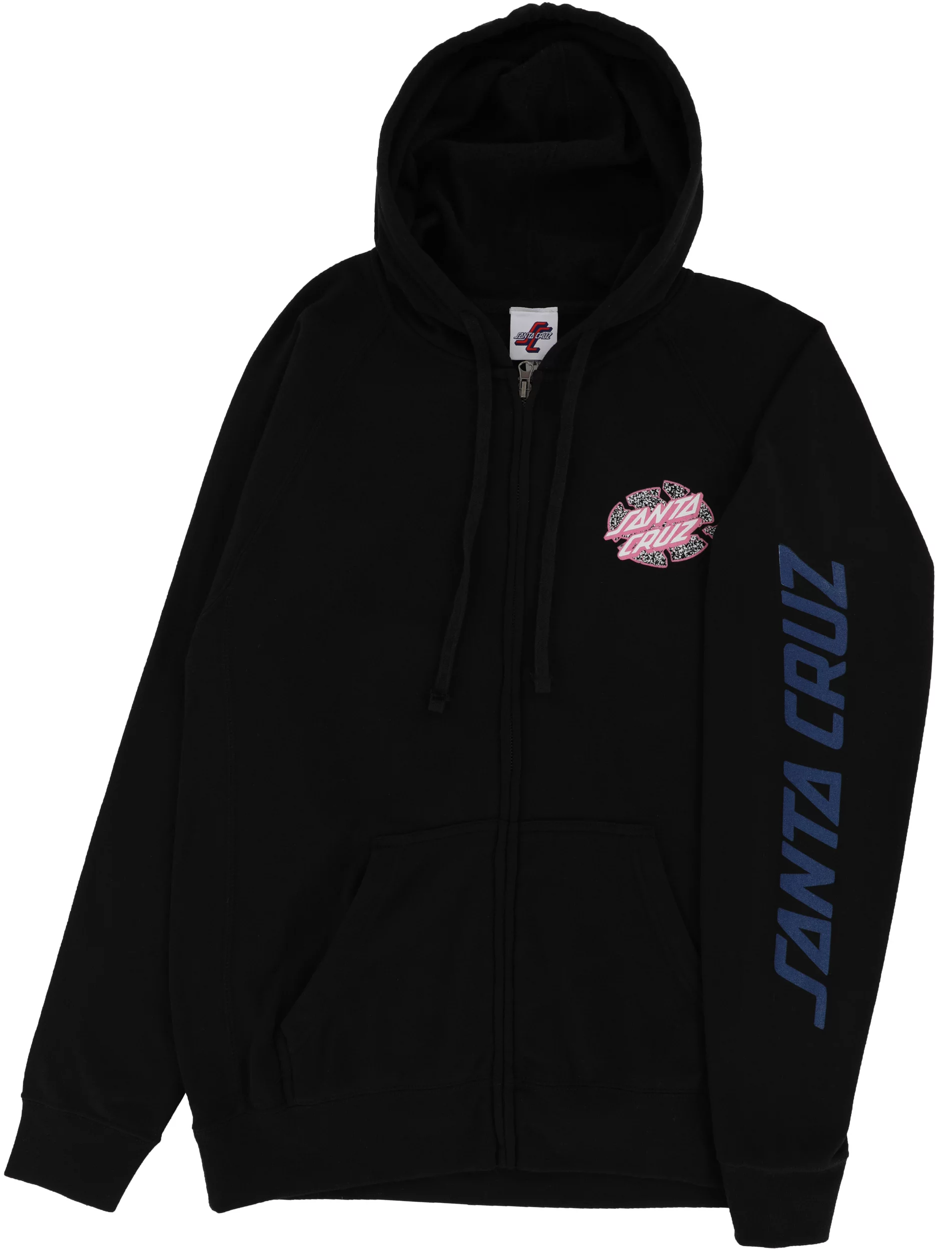 Santa Cruz Rigid Screaming Hand Zip Hoodie black Tactics