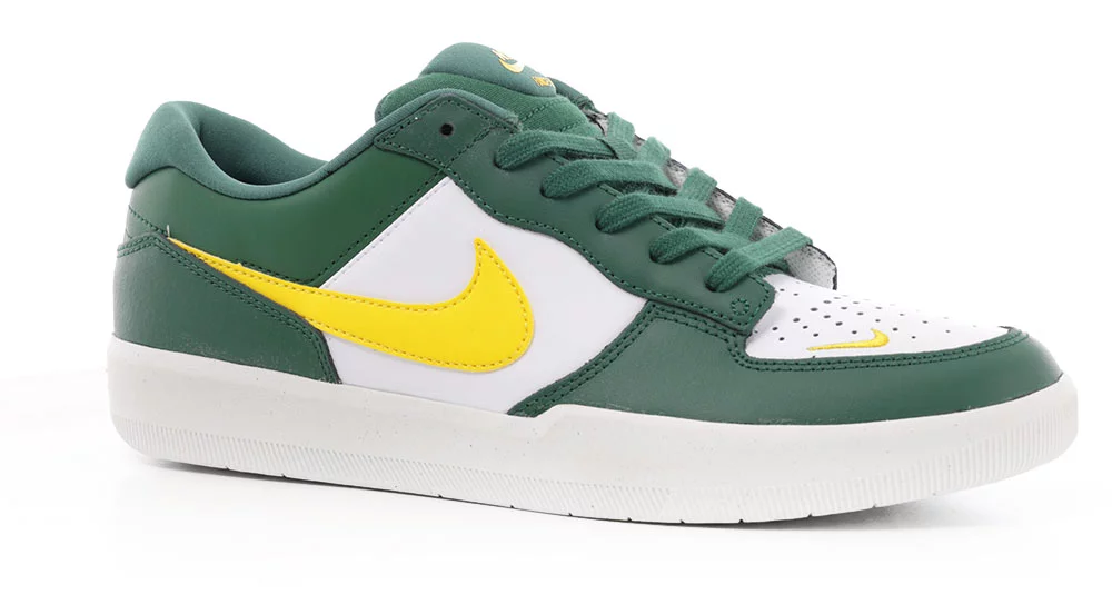 Chemie Buitenshuis heerser Nike SB Force 58 PRM L Skate Shoes - gorge green/tour yellow-white - Free  Shipping | Tactics