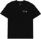 Polar Skate Co. Stroke Logo T-Shirt - black/white - front