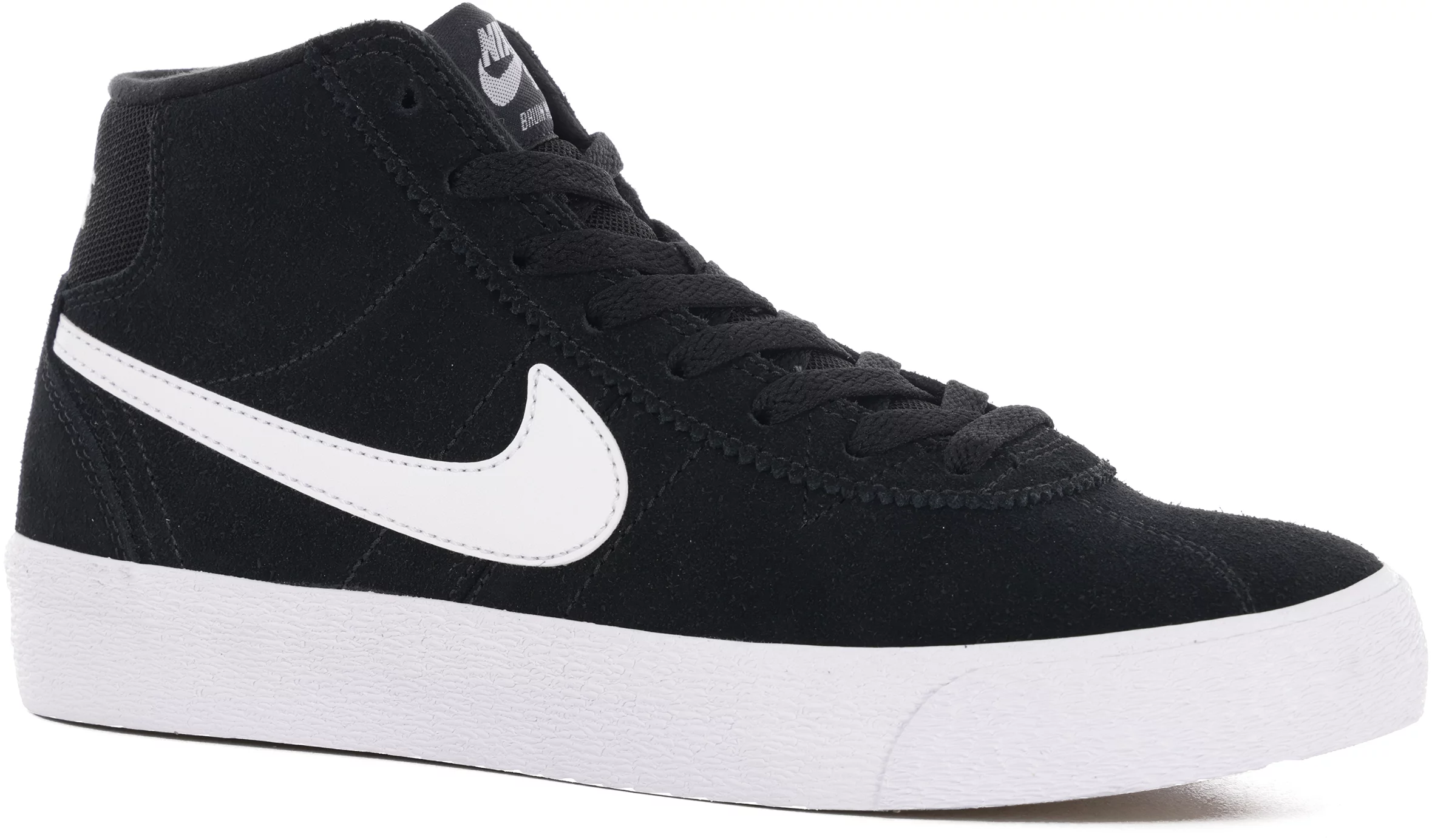 voorkomen heilig Kind Nike SB Bruin High Skate Shoes - black/white-black-gum light brown - Free  Shipping | Tactics