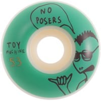 Toy Machine No Posers Skateboard Wheels - white (100a)