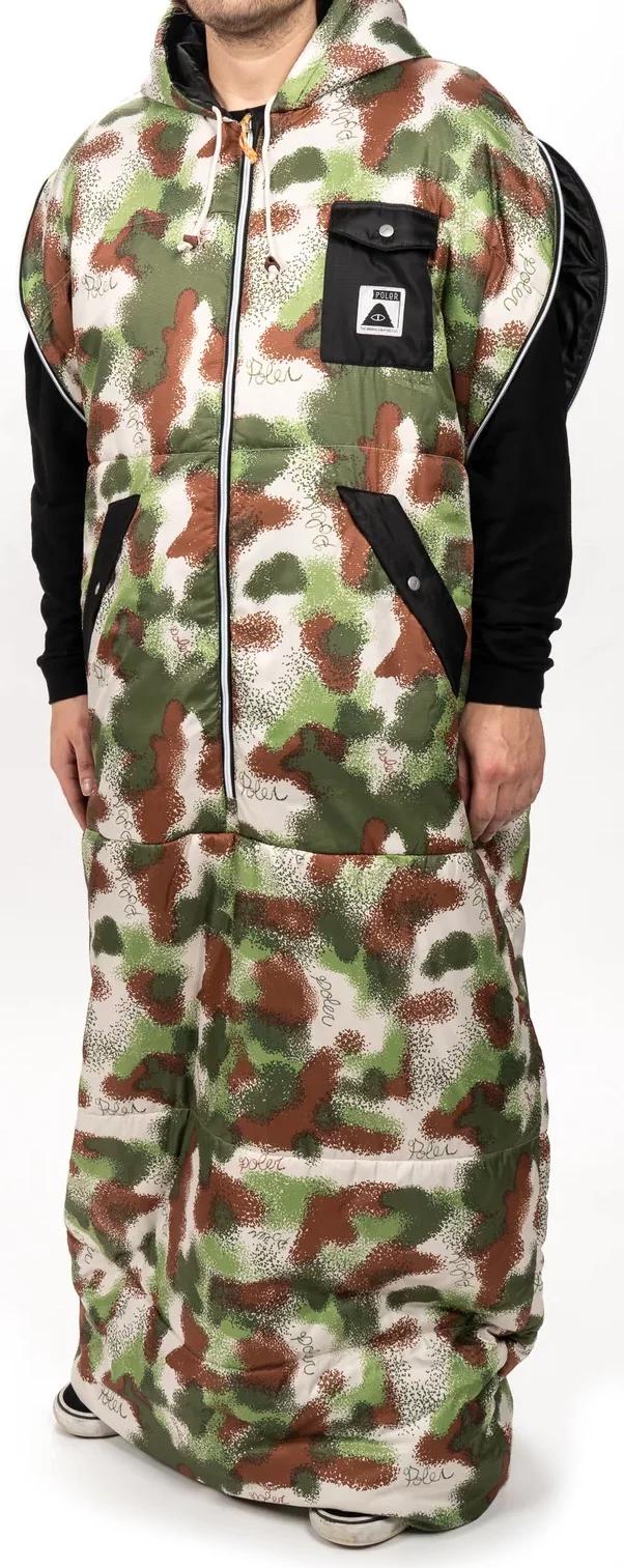 NAPSACK reversible wearable sleeping bag – MOSS