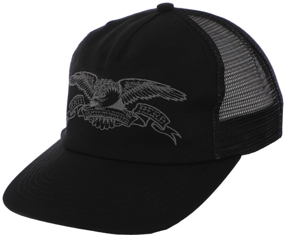 Anti-Hero Basic Eagle Trucker Hat - black/charcoal | Tactics