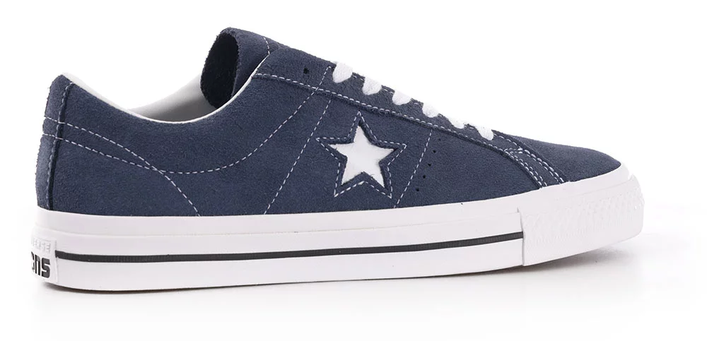 sikkerhed strimmel Personligt Converse One Star Pro Skate Shoes - navy/white/black - Free Shipping |  Tactics