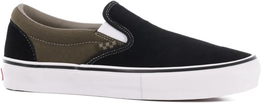 Vans Skate Slip-On Shoes - black/olive | Tactics