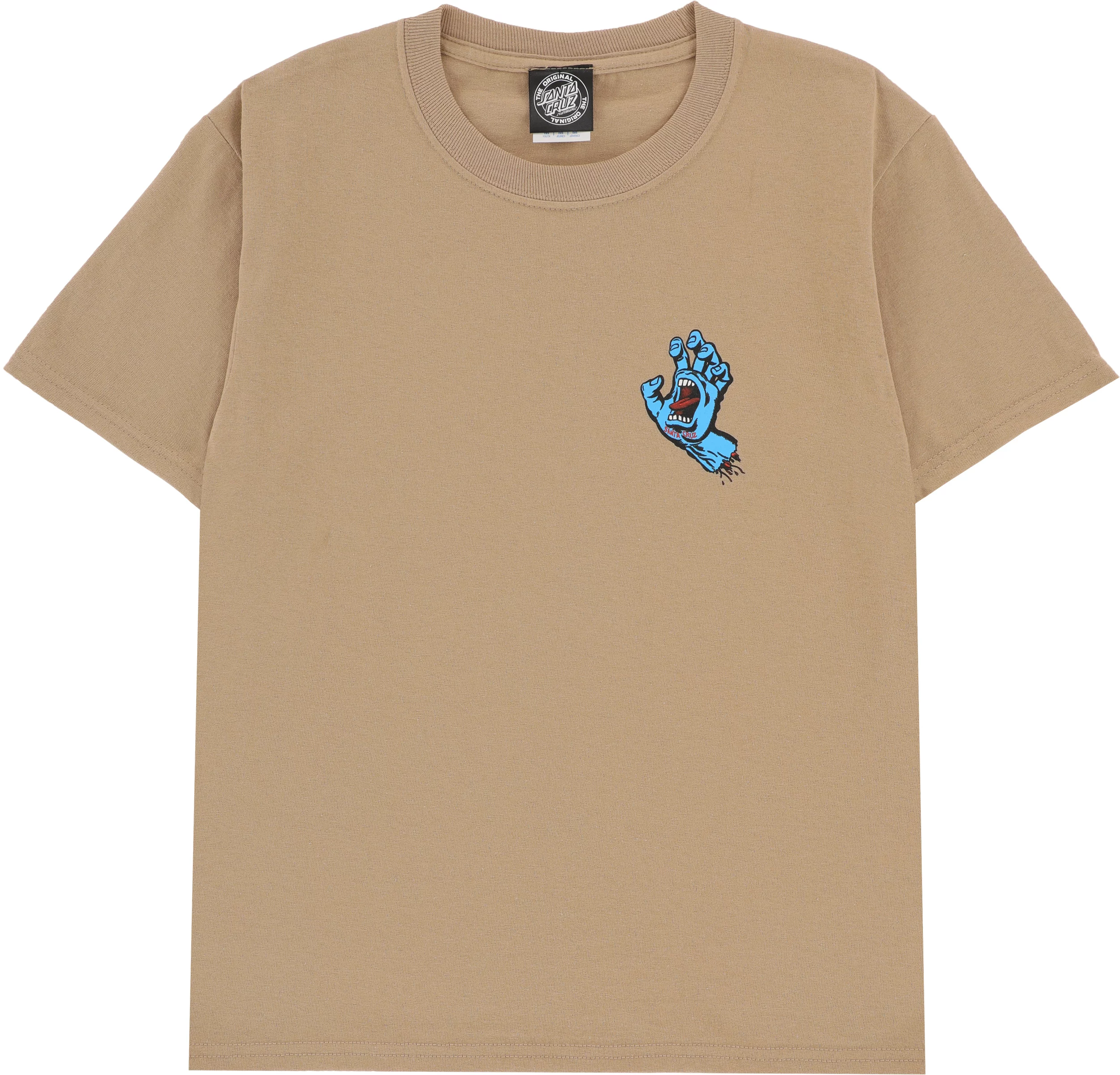 Santa Cruz Kids Screaming Hand T-Shirt - sand | Tactics