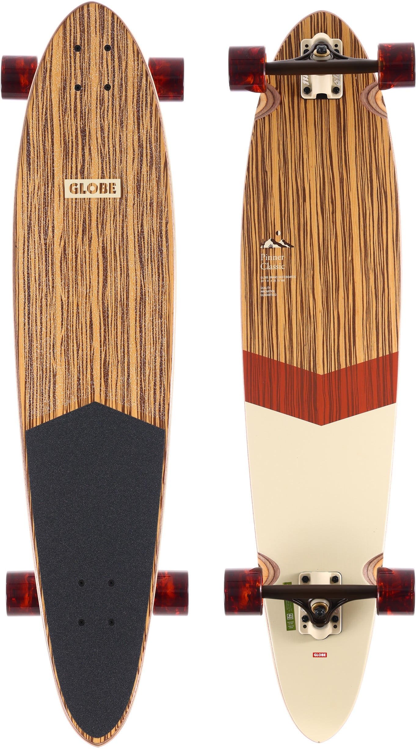 Globe Pinner Classic 40 Complete Longboard Free Shipping Tactics