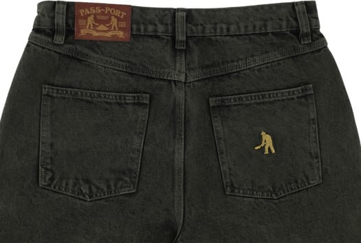 Passport Workers Club Jeans - overdye moss - Free Shipping | Tactics