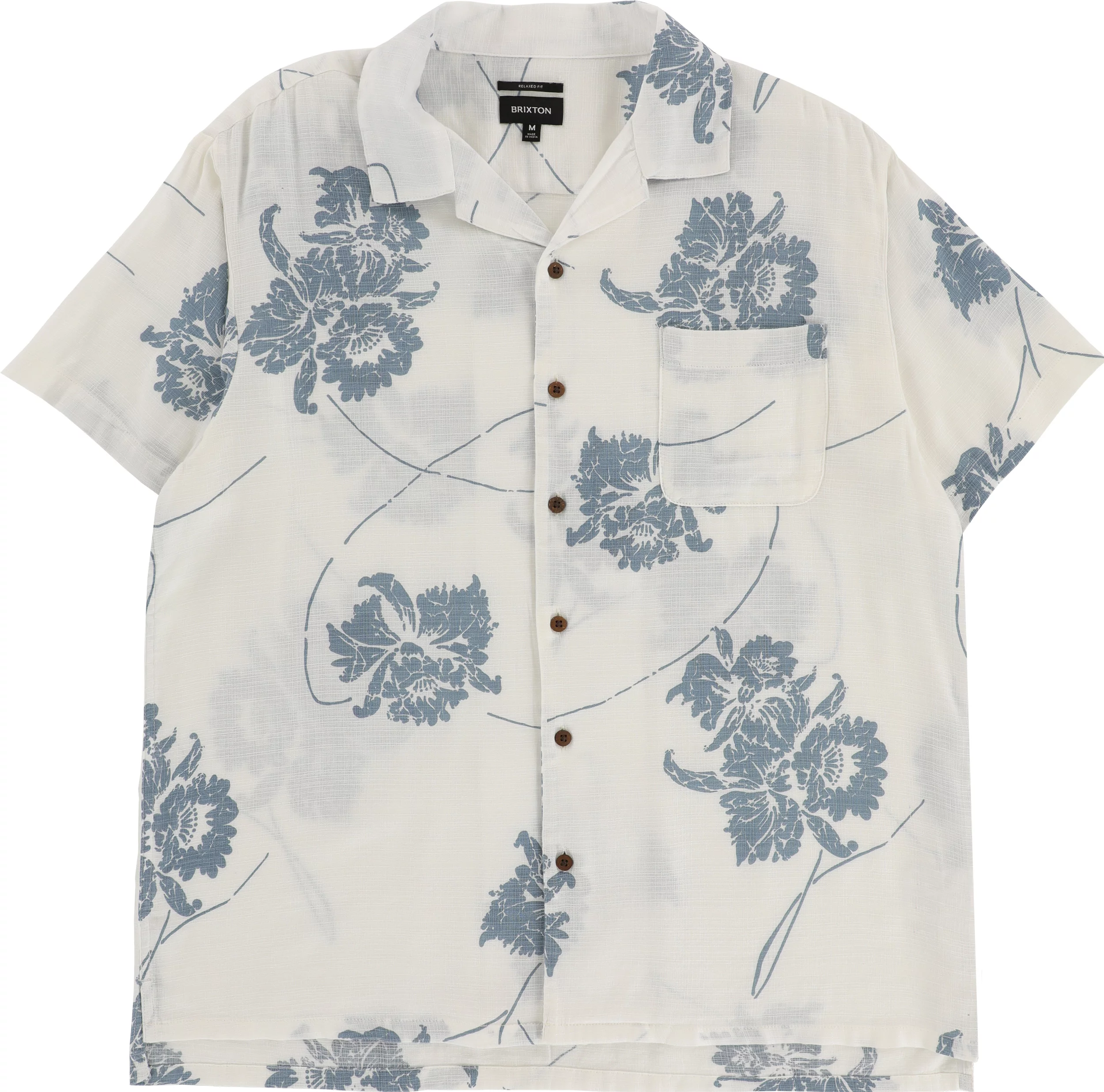 Brixton Bunker Paradise S/S Woven Shirt - Safari S