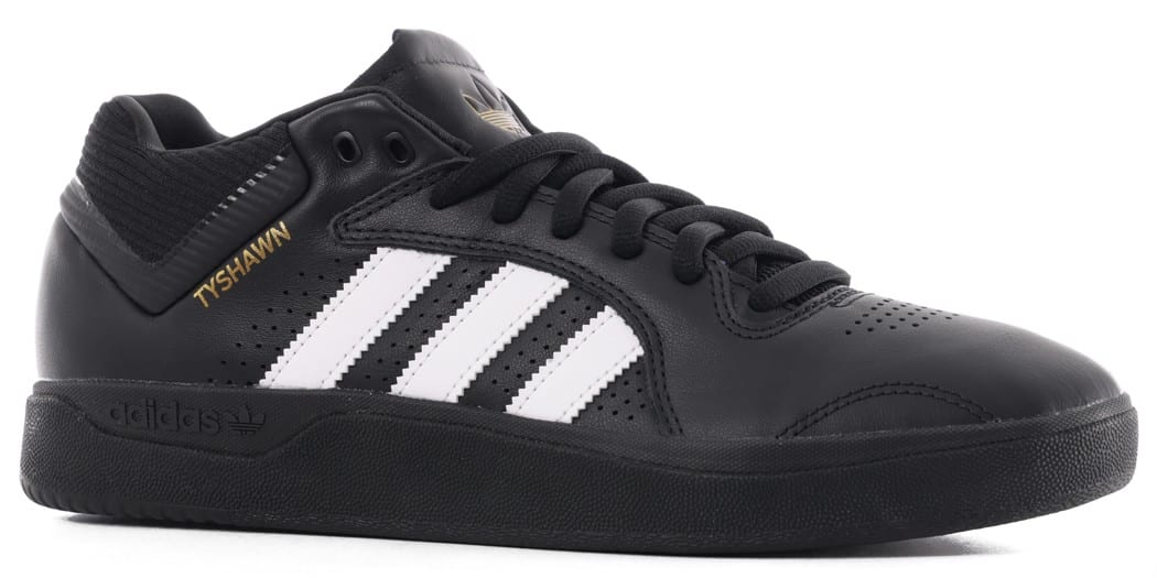 Adidas Tyshawn Pro Skate Shoes core black/footwear white/gold