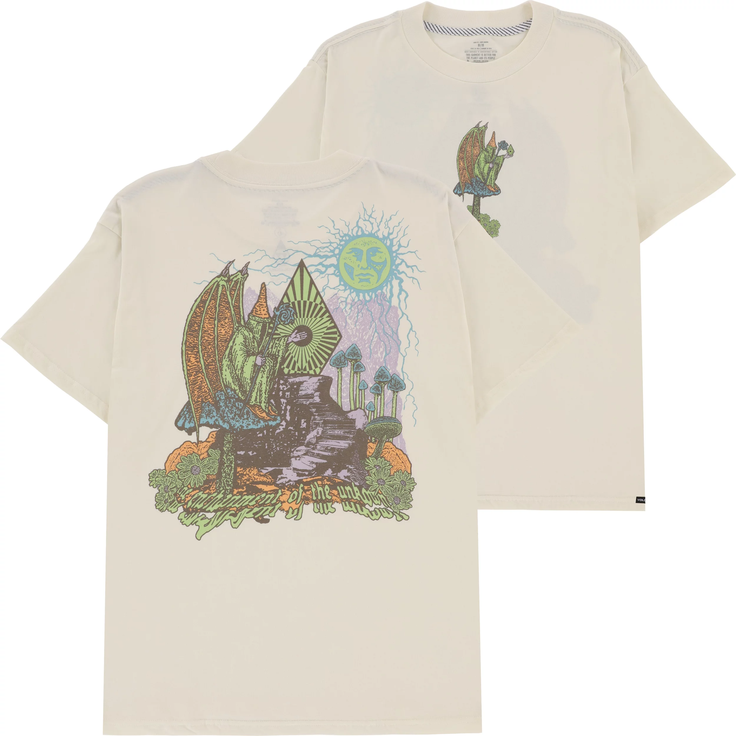 Volcom Skate Vitals Wizard T-Shirt - Off White