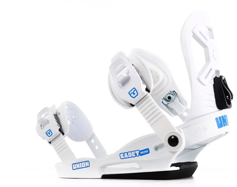 Union Cadet Mini Kids Snowboard Bindings 2024 - white | Tactics