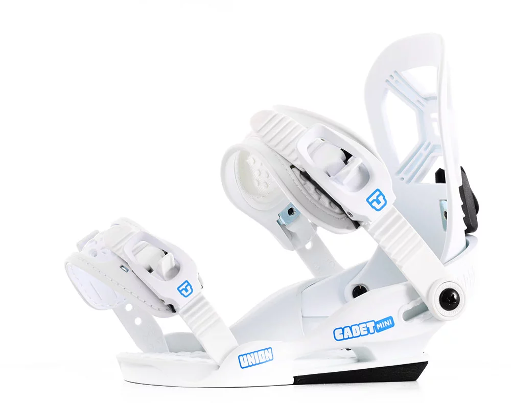 Union Cadet Mini Kids Snowboard Bindings 2024 - white | Tactics