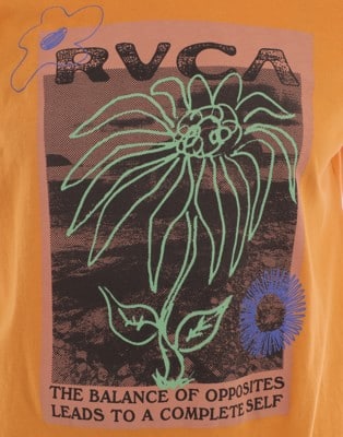 RVCA Women's Atomic Jam T-Shirt Tangerine