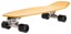 Arbor Warren Shaper 29" Surfskate Complete Cruiser Skateboard - silver carver trucks / black wheels - angle