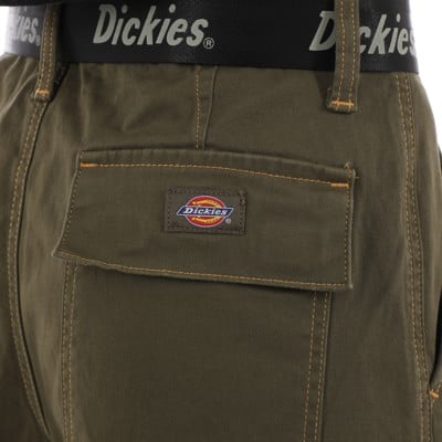 Dickies Women's Contrast Cropped Cargo Pants - military green
