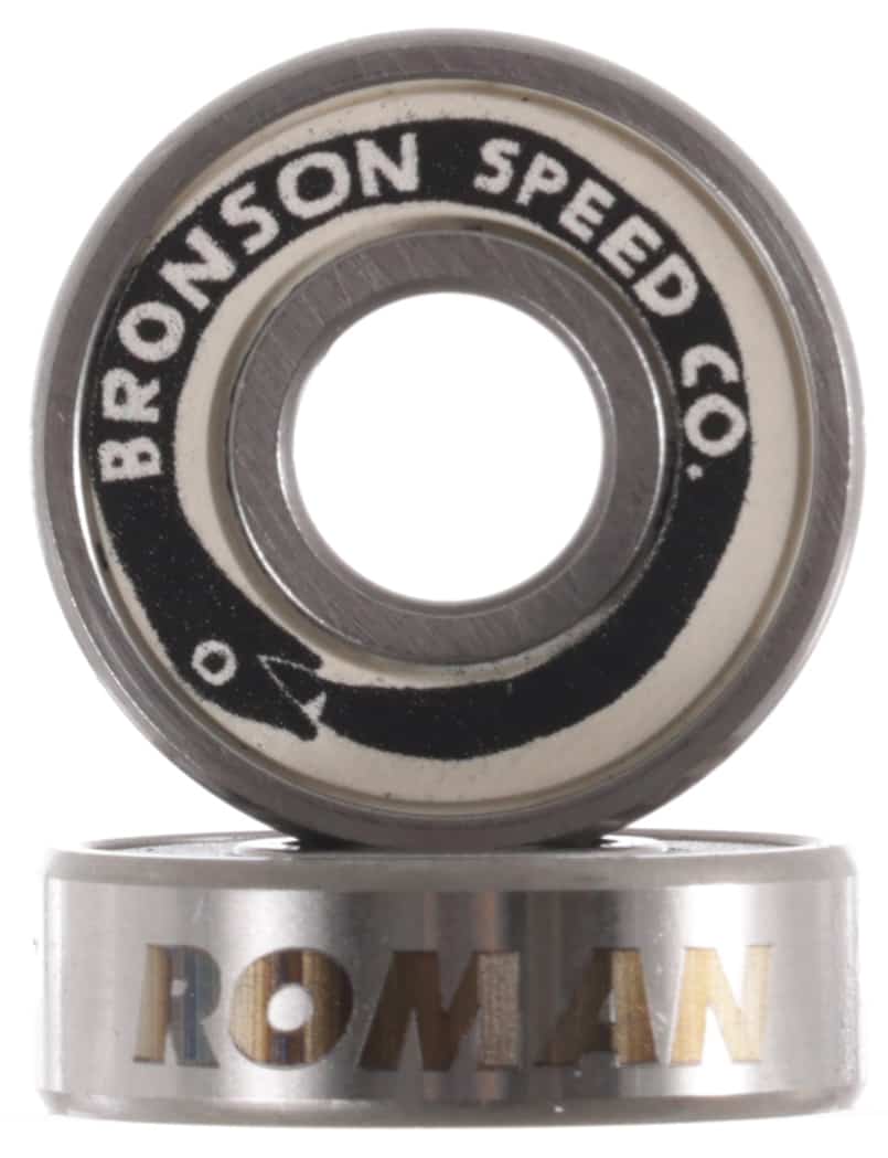 Bronson Speed Co. Roman Pro G3 Skateboard Bearings - white | Tactics