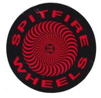 Spitfire Classic SM Sticker - black/red