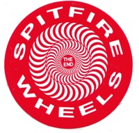 Spitfire Classic SM Sticker - red/white