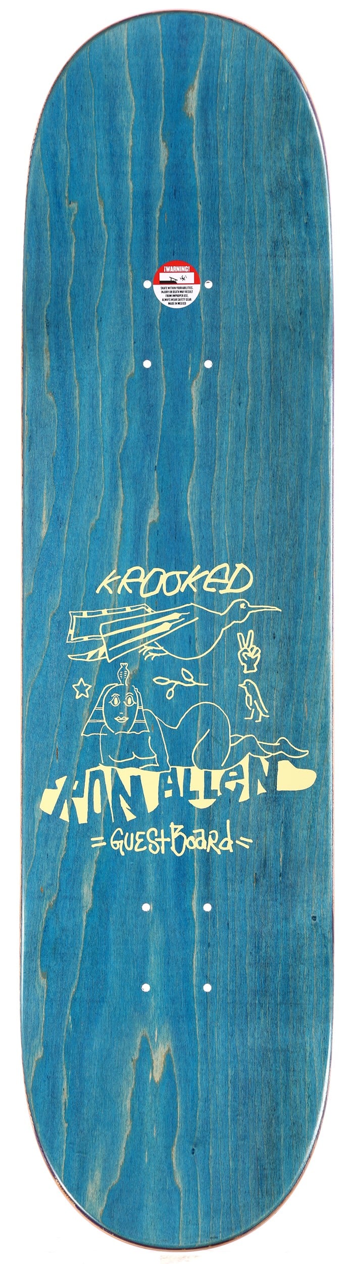 Krooked Ron Allen Guest Pro 8.25 Skateboard Deck | Tactics