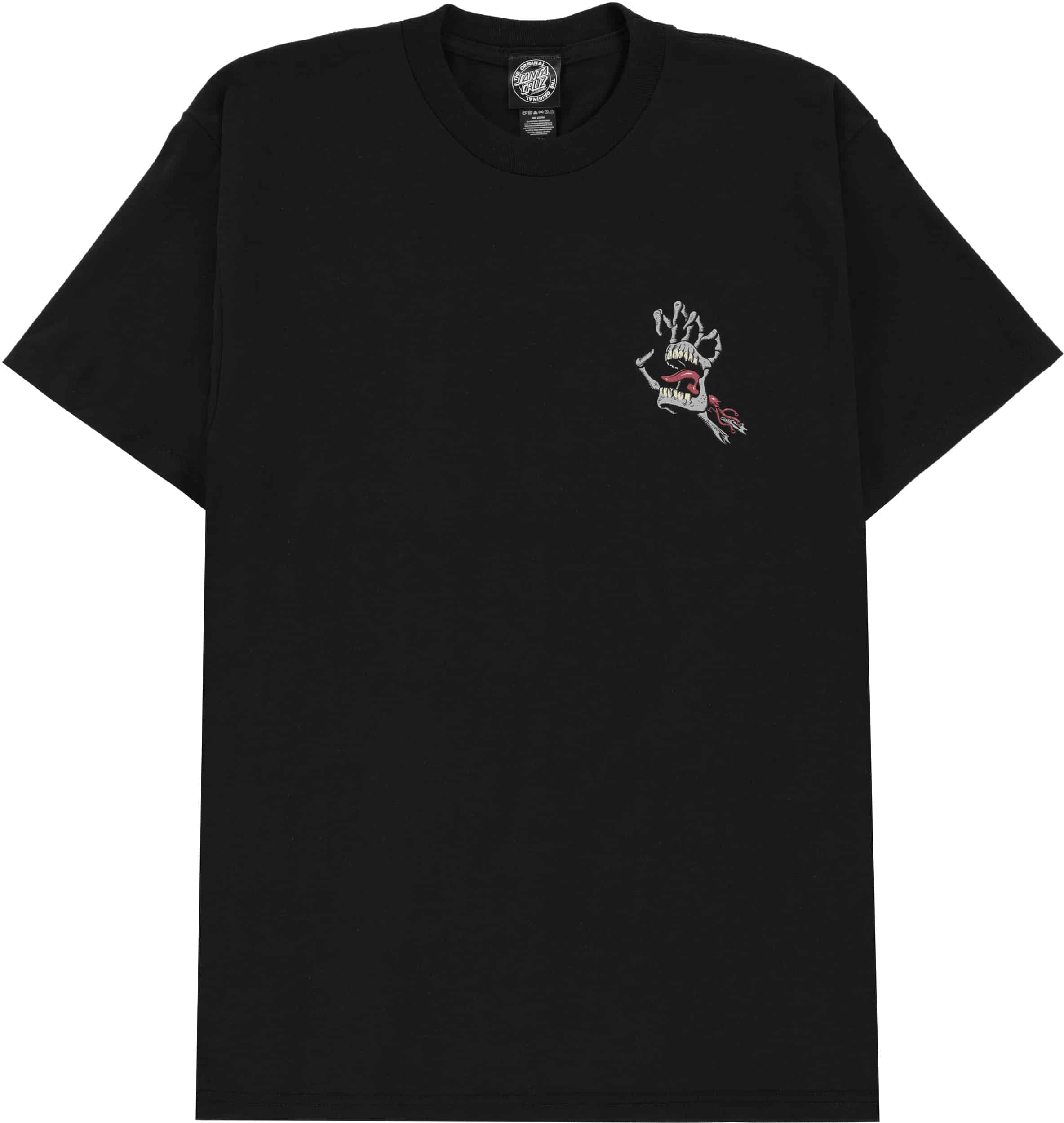 Santa Cruz Bone Hand T-Shirt - black | Tactics