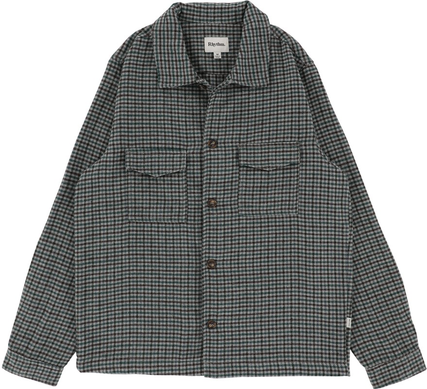 Rhythm Check Overshirt L/S Shirt - pacific | Tactics