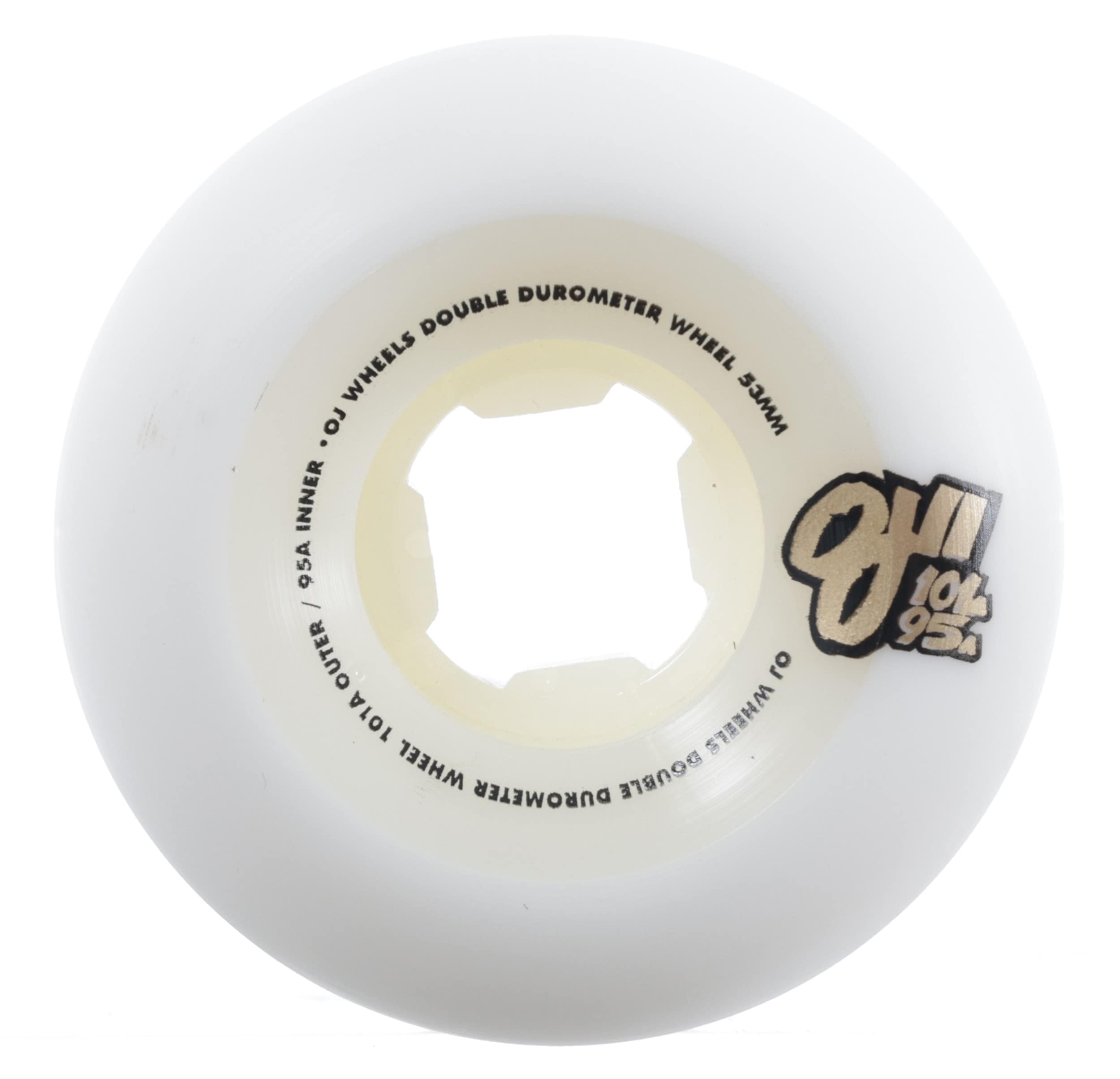 OJ Double Duro Mini Combo Skateboard Wheels - white (101a/95a) | Tactics