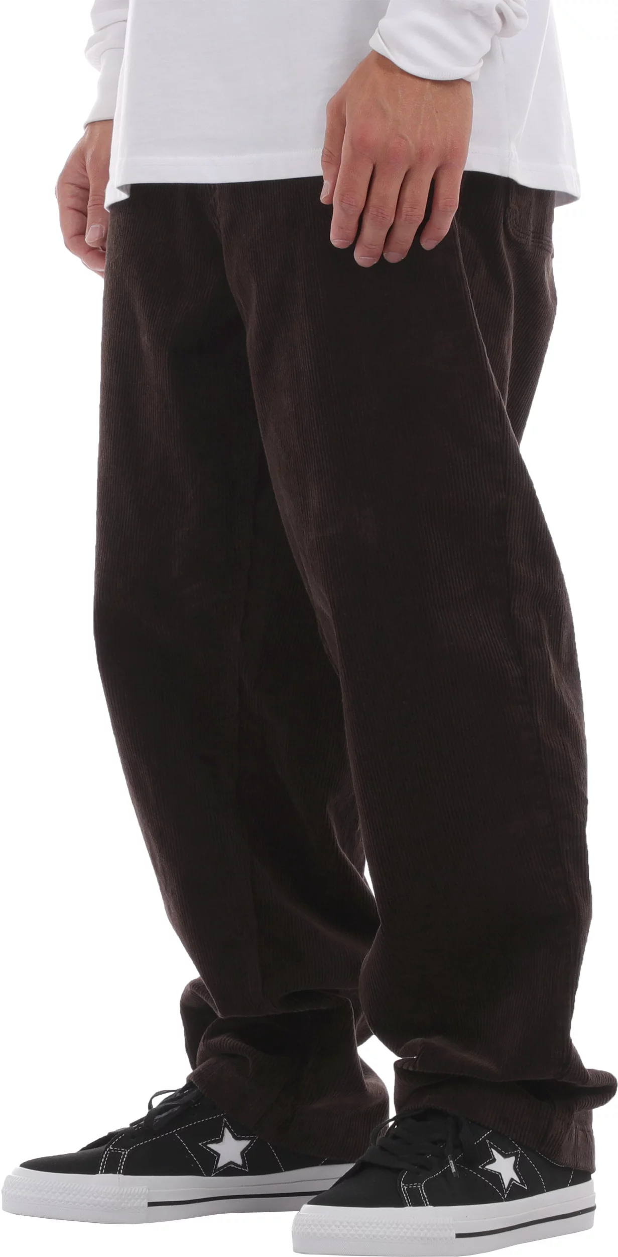 Modown Relaxed Tapered Corduroy Pant - Dark Brown – Volcom