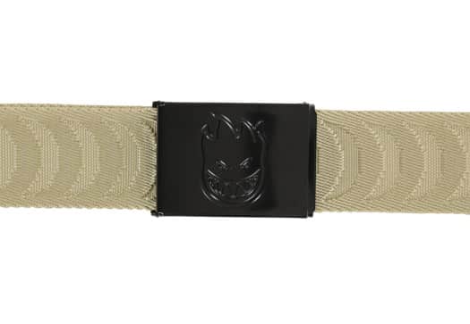 Kenzo Tiger-Buckle Leather Belt - Black