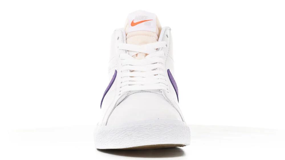 Nike SB Zoom Blazer Mid ISO Orange Label White - Court Purple - Gum 9