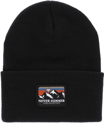 Never Summer Retro Sunset Cuffed Beanie - black - view large