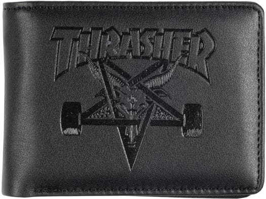 Thrasher Skate Goat Leather Wallet - black - view large