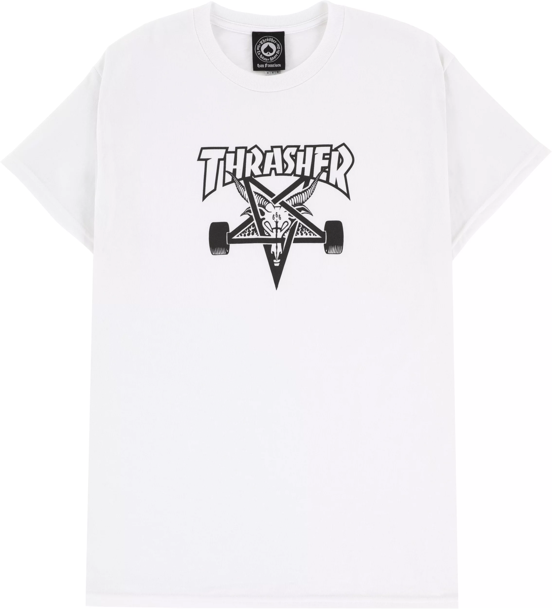 Thrasher Skate Goat T Shirt white Tactics