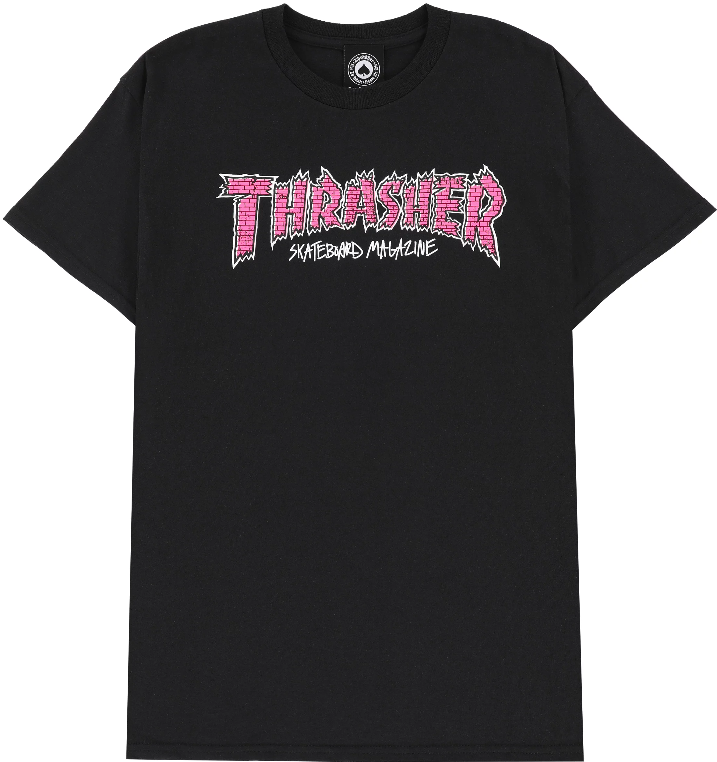 Thrasher black and red t clearance shirt