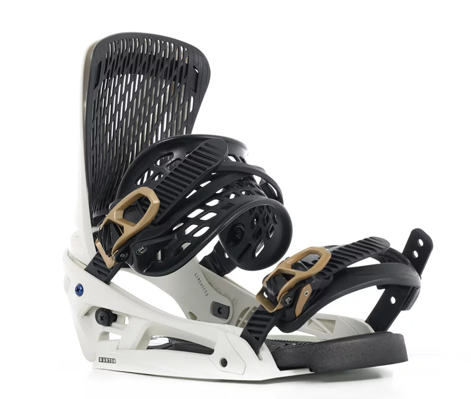 Burton Genesis EST Snowboard Bindings 2024 white gold Tactics