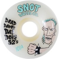 Snot Dead Dave's Bad Bois Conical Skateboard Wheels - glow in the dark (100a)
