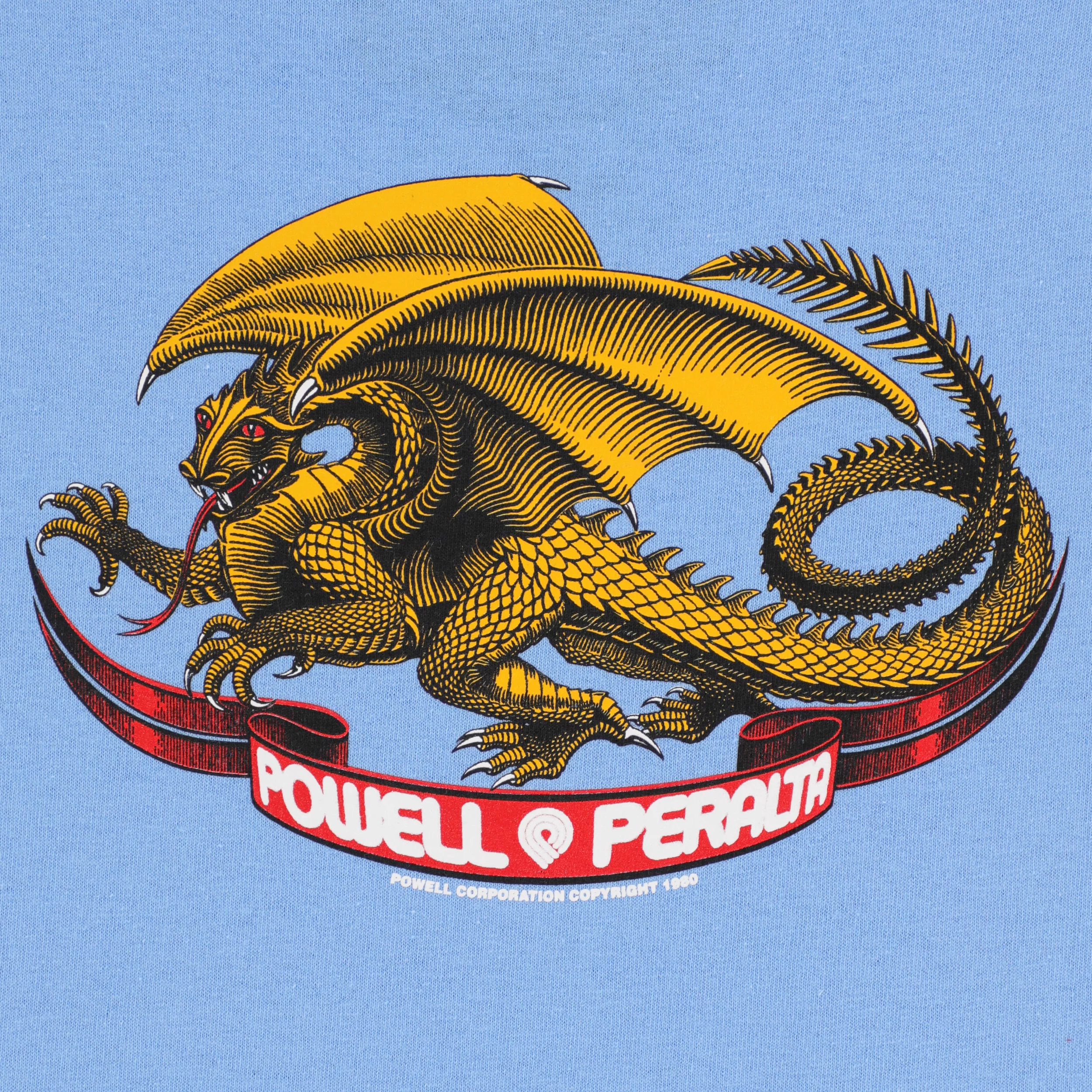 新作 POWELL OVALDRAGON 80s T-shirts Tシャツ/カットソー(半袖/袖なし