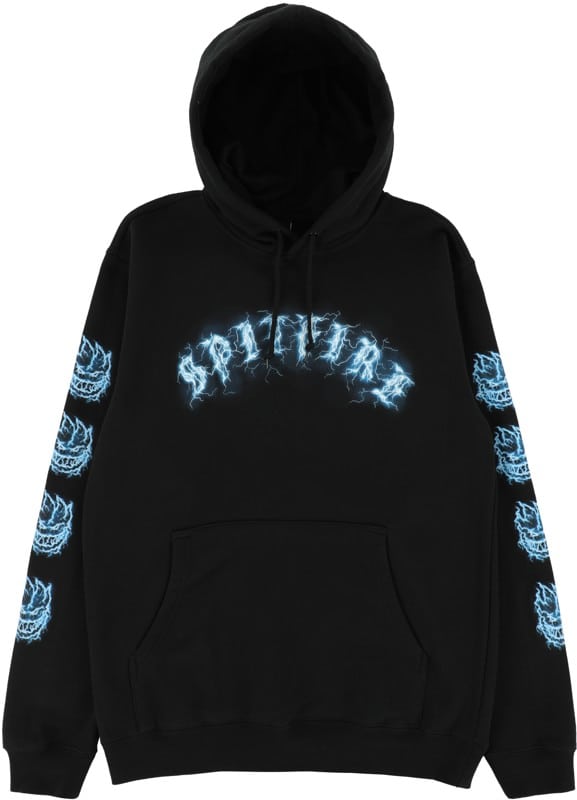 Spitfire Firebolt Old English Bighead Sleeve Hoodie - black | Tactics